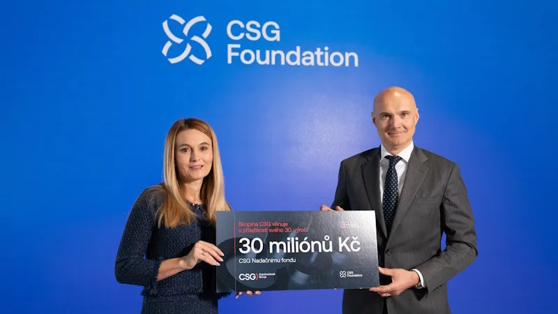 30 let existence, 30 milionů korun. CSG slaví výročí založením Nadačního fondu