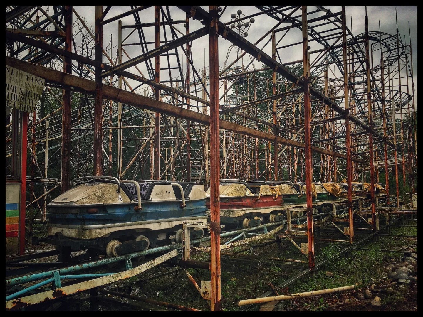 Opuštěný zábavní park v Itálii