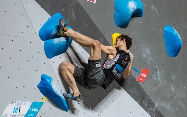 Adam Ondra v Innsbrucku.