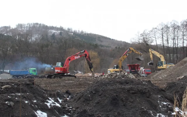 Blansko vyhlíží nový a velký obchoďák. Kvůli stavbě zbouralo skleníky bývalého zahradnictví
