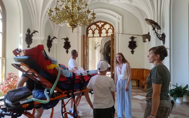Natálie komunikuje jen pomocí počítače. Má za sebou vysněný výlet na jižní Moravu