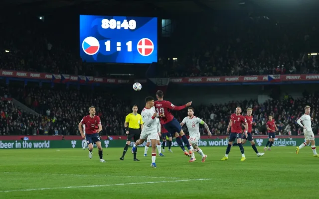 Čeští fotbalisté zdolali na penalty Dánsko a postoupili na mistrovství světa