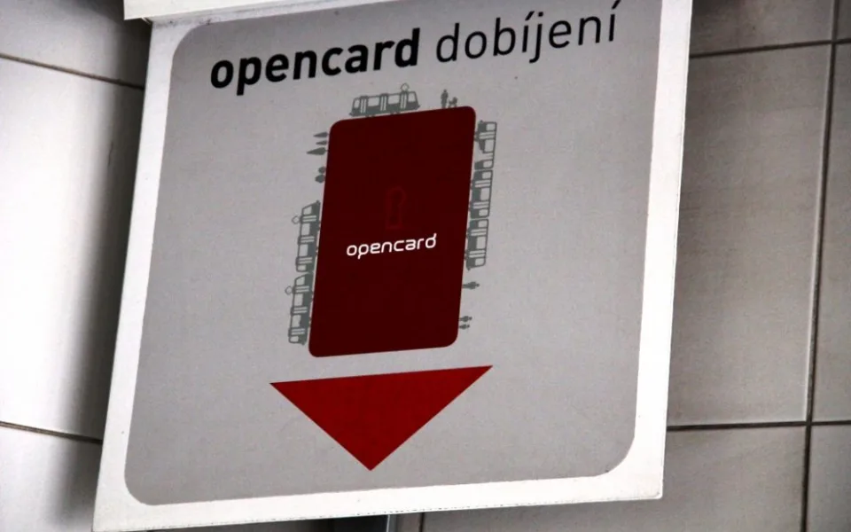 Dobíjení - Open card