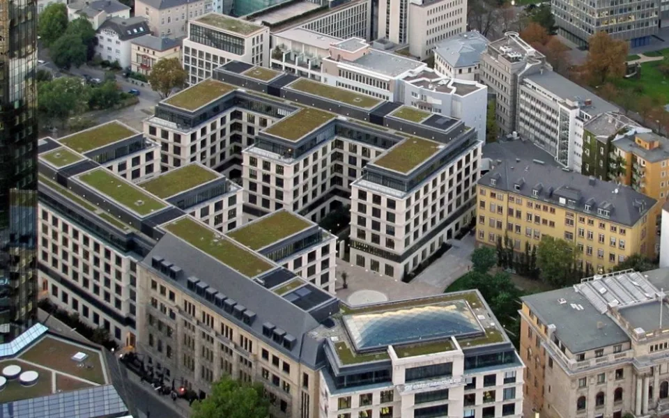 Sídlo  Credit Agricole ve Frankfurtu nad Mohanem