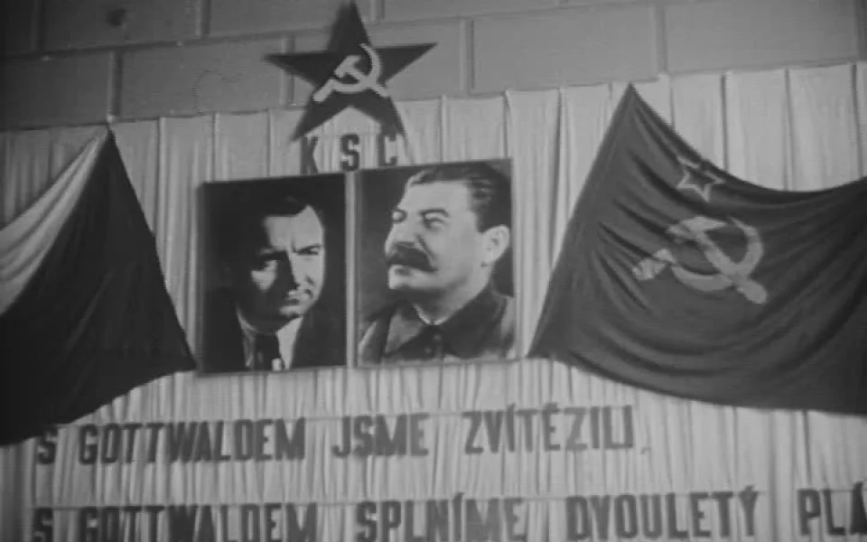 Gottwald a Stalin