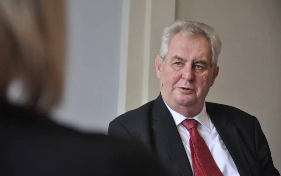 Miloš Zeman.