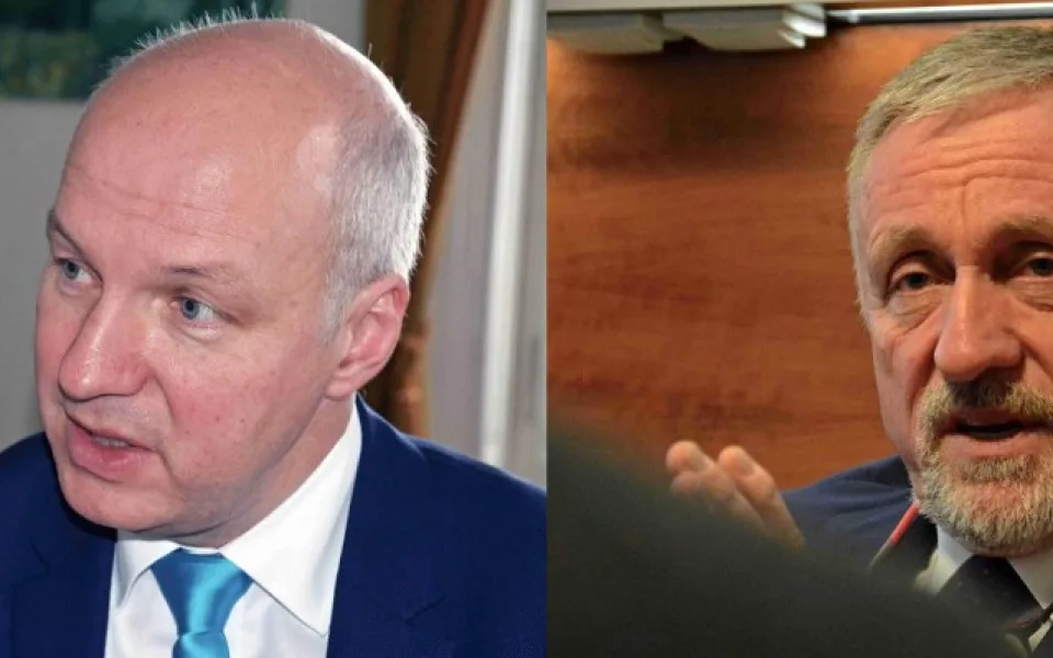 Pavel Fischer a Mirek Topolánek.