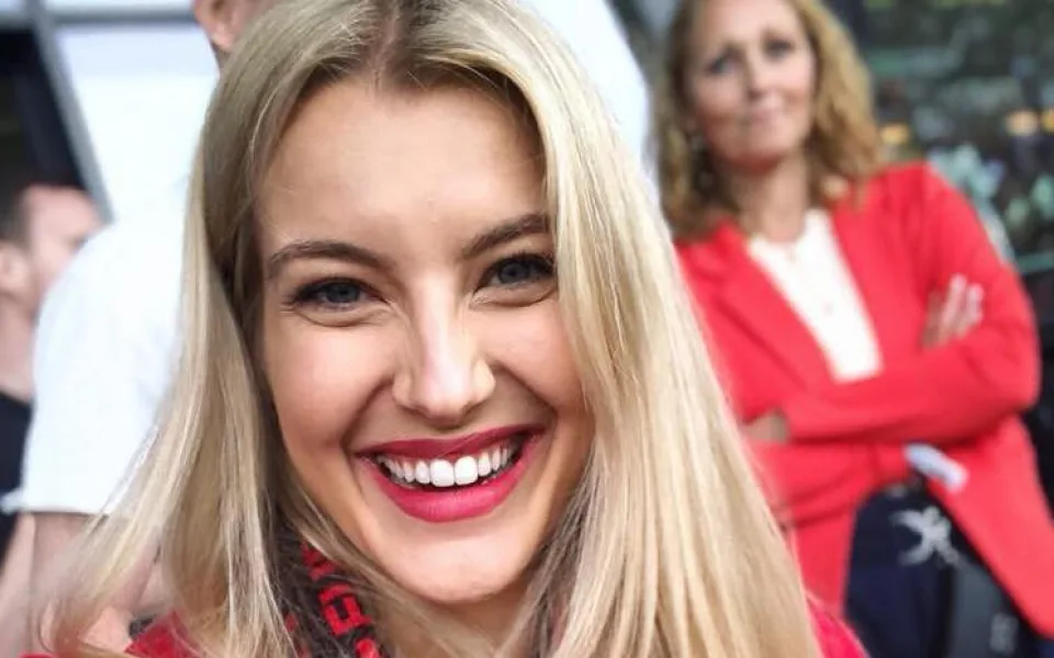 Jitka Nováčková na zápase v Dánsku.