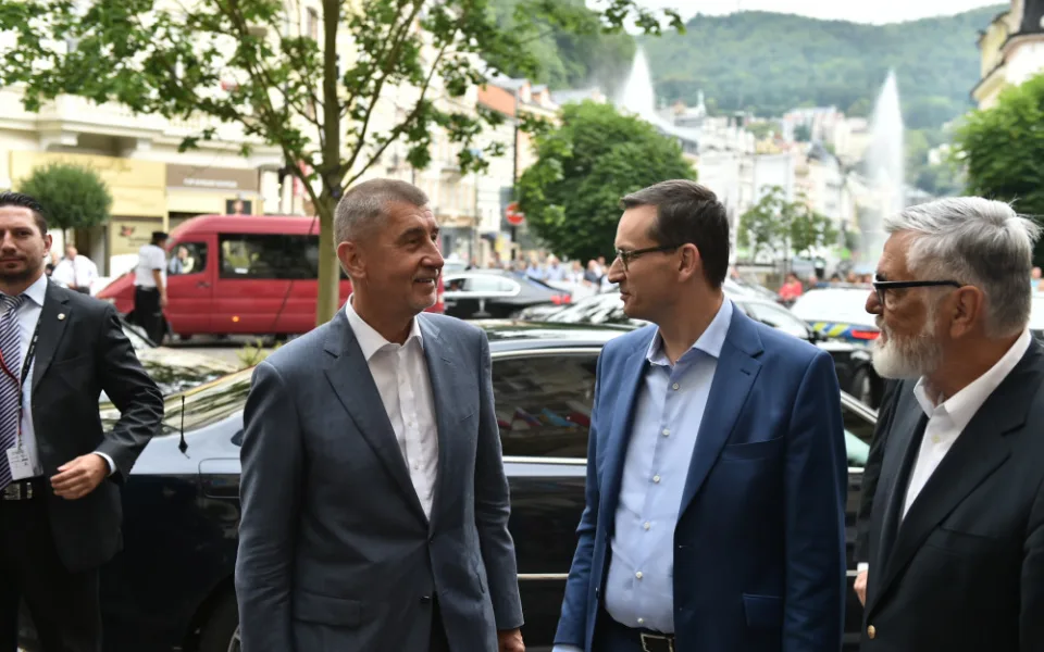 Andrej Babiš v Karlových Varech.