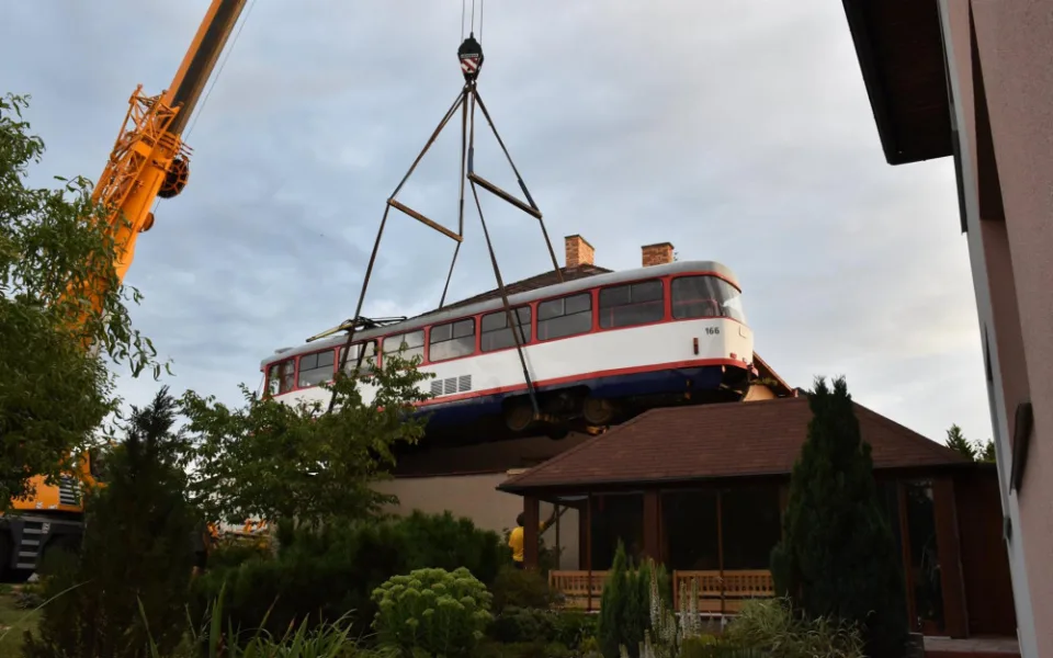 Umístění tramvaje.