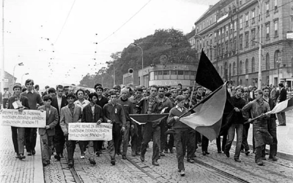 Události roku 1968 v Brně, zdroj: ústav pro studium totalitních režimů.
