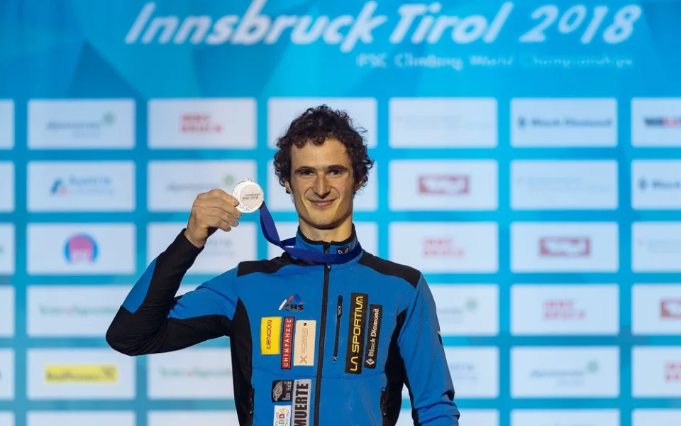 Adam Ondra v Innsbrucku.