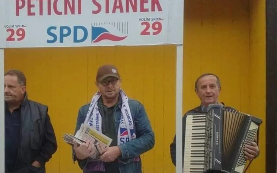 Jaromír Balda (vpravo) a SPD.