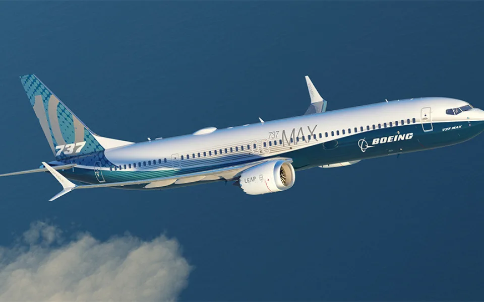 ilustrační foto, Boeing 737 MAX.