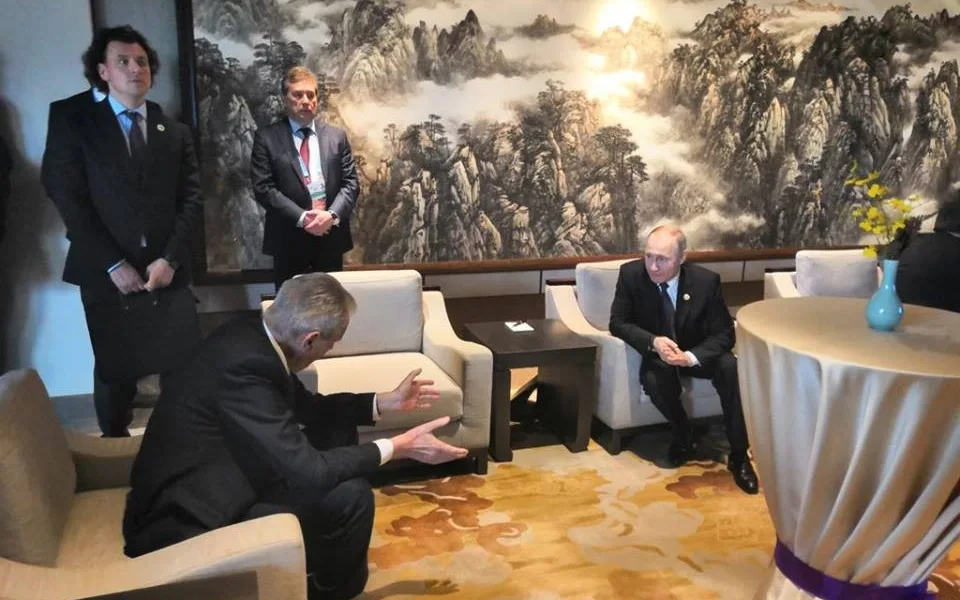 Miloš Zeman a Vladimír Putin.