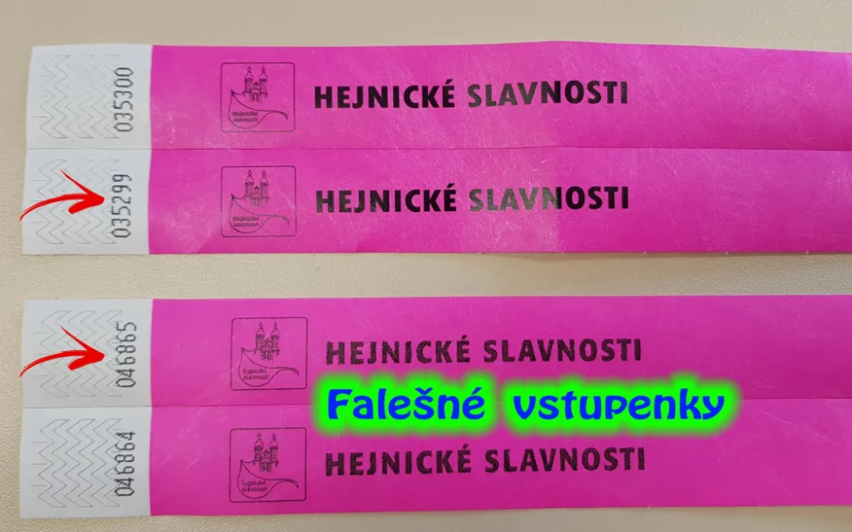 Pozor na falešné vstupenky. Prodávají se za podezřele nízkou cenu a v oběhu jich jsou stovky.