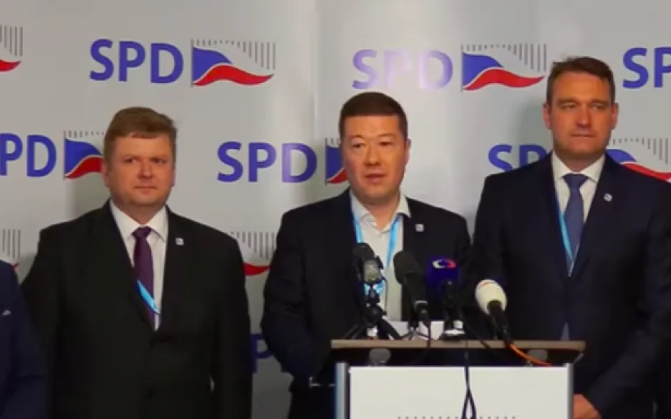 SPD zopakovala nabídku podpory vlády odborníků sestavenou ANO.