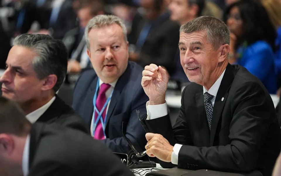 Andrej Babiš na klimatickém summitu.