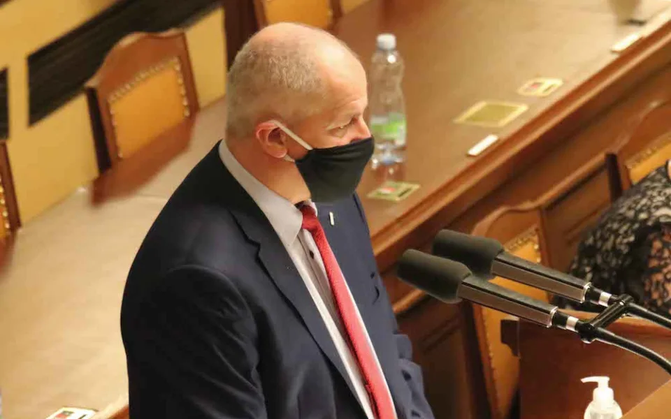 Dnešní jednání v poslanecké sněmovně.