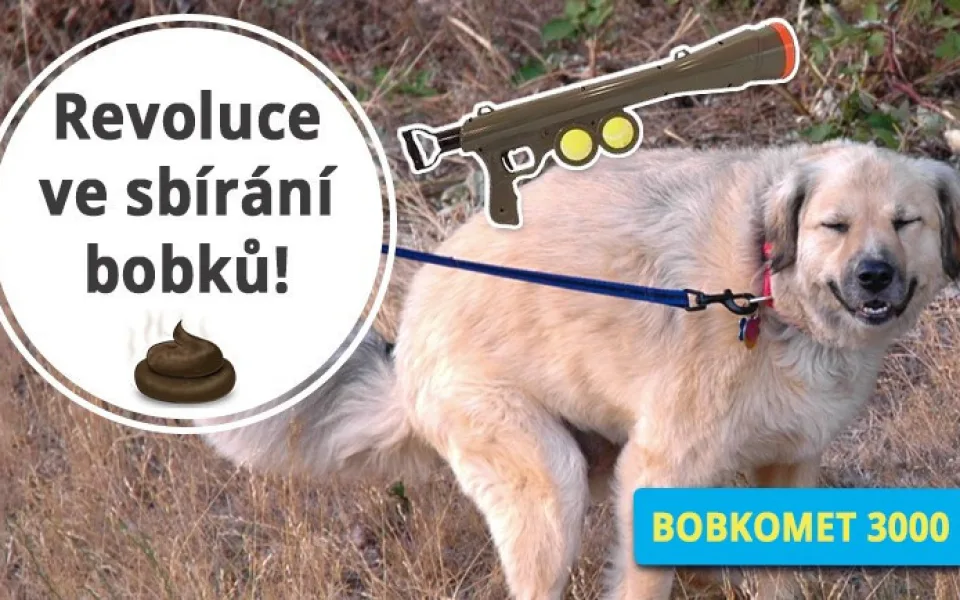 Bobkomet 3000 přináší revoluci ve sbírání bobků.
