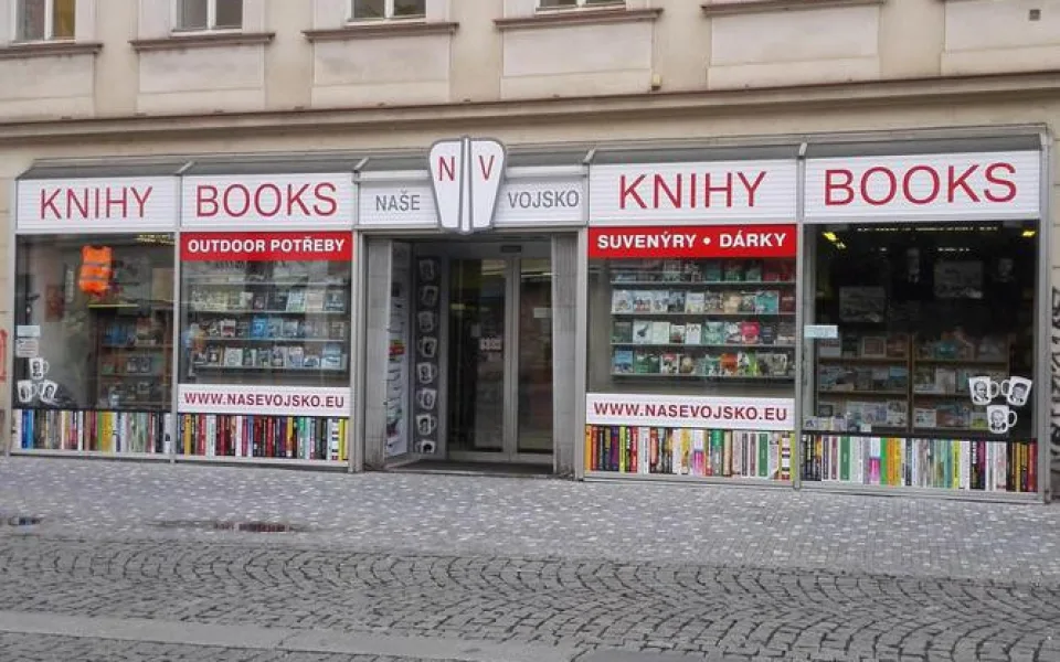 Bývalá prodejna Naše vojsko.