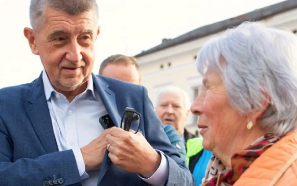 Předvolební kampaň Andreje Babiše v Jičíně. Foto: Andrej Babiš.