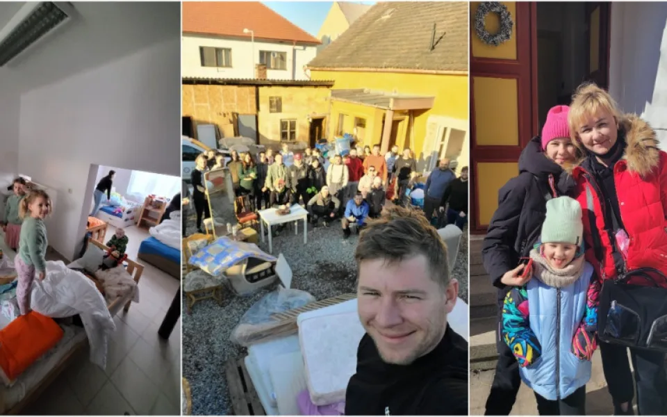 Plzeňský podnikatel spolu s přáteli upravil zchátralý dům pro ukrajinské maminky s dětmi, pracují i na dalších