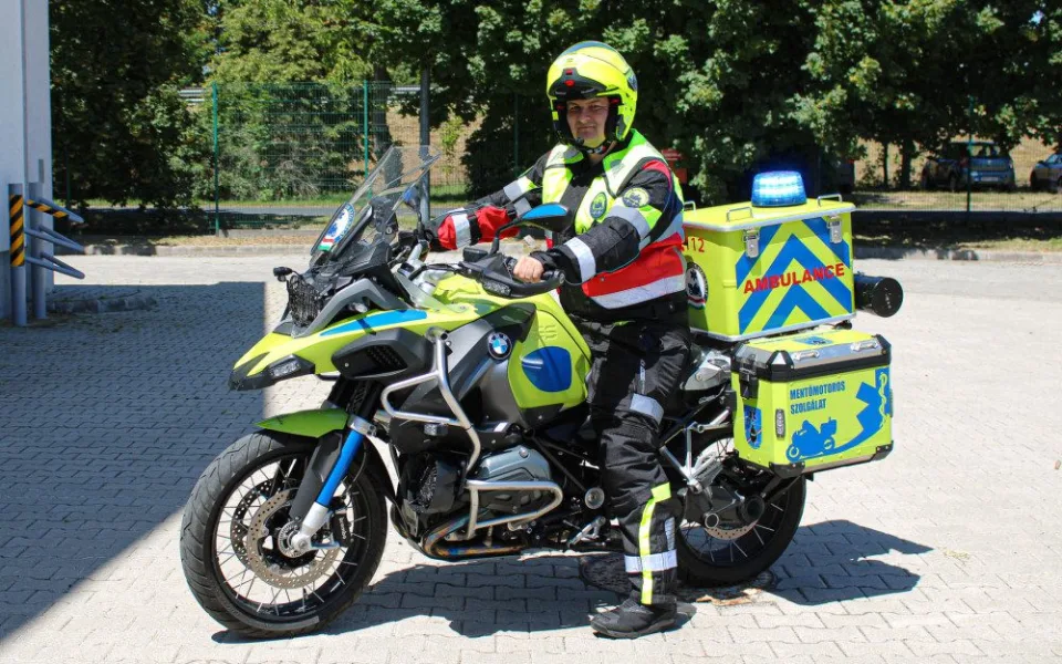 Každá minuta je rozhodující, říká motocyklový zdravotnický záchranář a pedagog na TUL Tomáš Dudich.