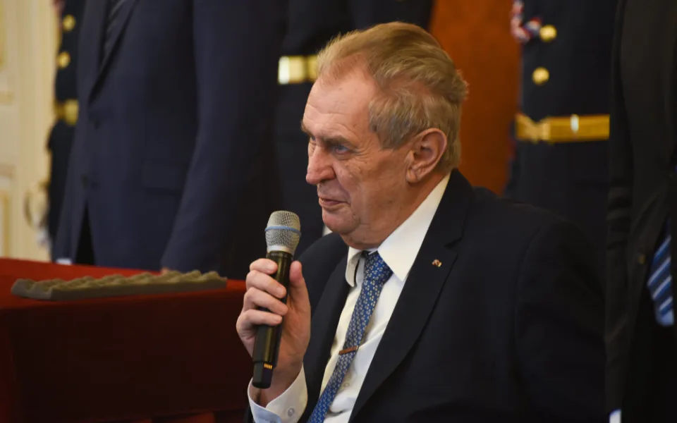 ilustrační foto, Miloš Zeman.