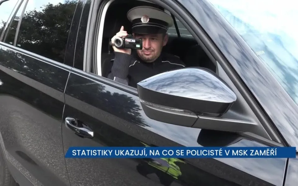 Policisté v MSK zhodnotili statistiky v dopravě za rok 2023, letos se zaměří i na používání mobilů za volantem