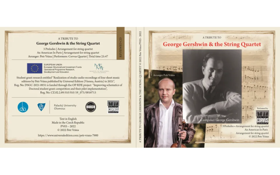 CD album českého tvůrce je vystaveno v Musikverein Wien