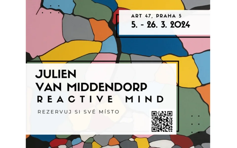 Julien van Middendorp vystaví svá díla v Art 47 na Malé straně