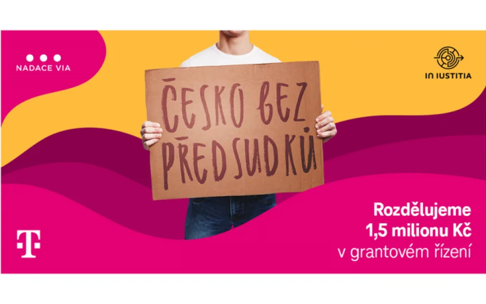 T-Mobile ve spolupráci s Nadací Via a organizací In IUSTITIA otevírá grantovou výzvu Česko bez předsudků