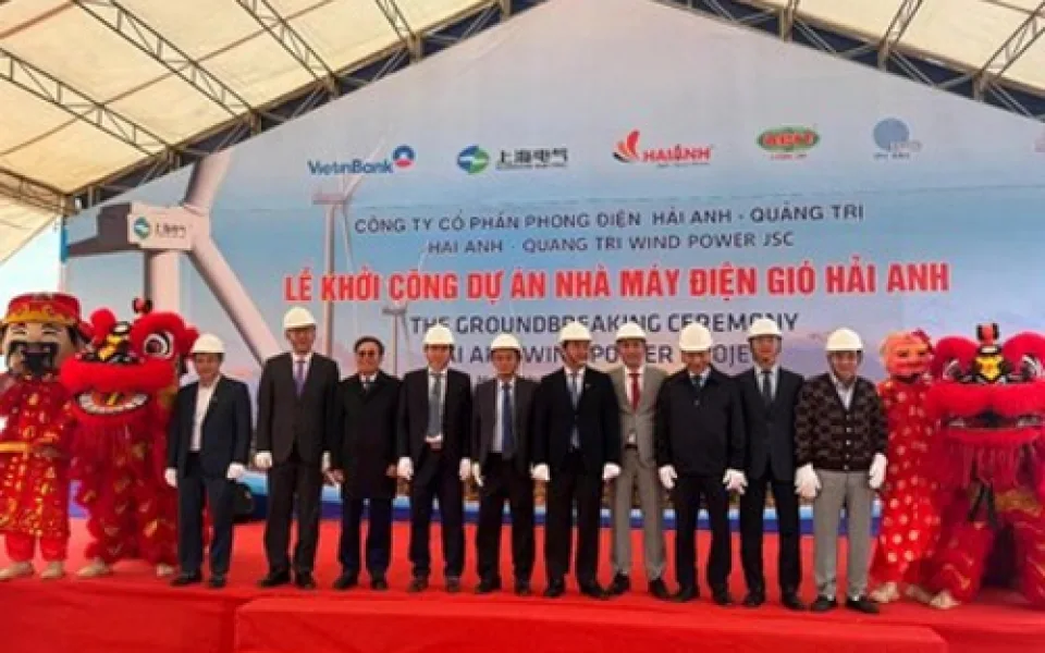 V projektu větrné farmy Hai Anh bude instalován dosud největší průměr pevninské větrné turbíny ve Vietnamu