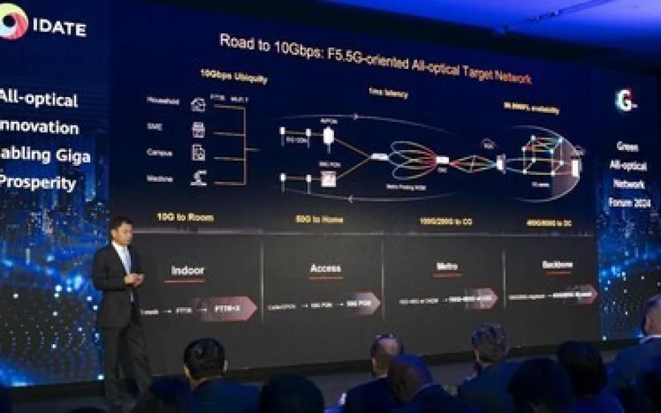 Huawei prezentuje plně optickou síť 5.5G jako nástroj urychlení popularizace gigabitových služeb a komerčního využití 10 Gb/s