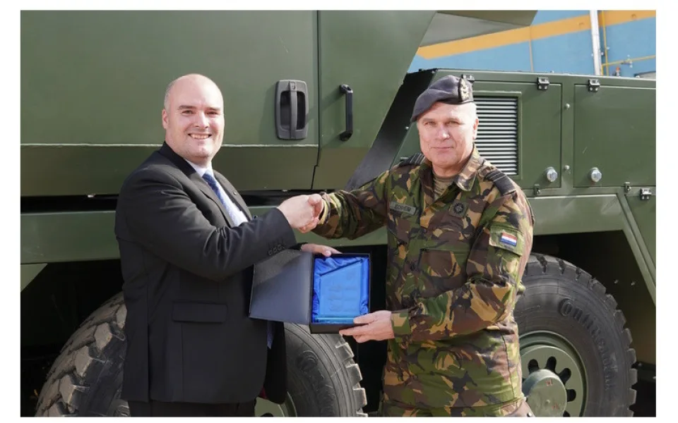 Šternberskou společnost Excalibur Army navštívili vrcholní představitelé nizozemského armády a ministerstva obrany