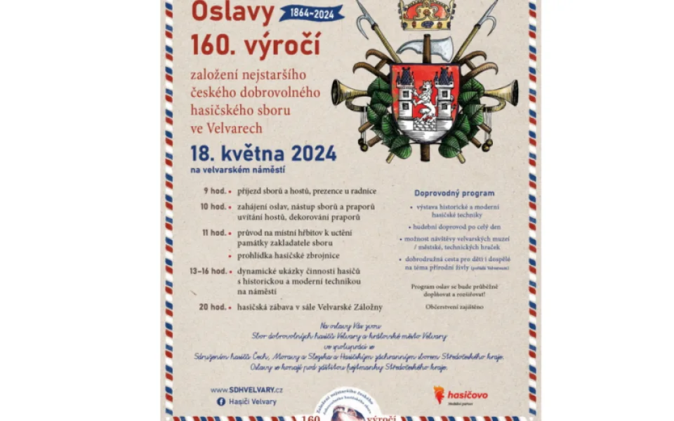 Dobrovolní hasiči existují už 160 let … a slaví!