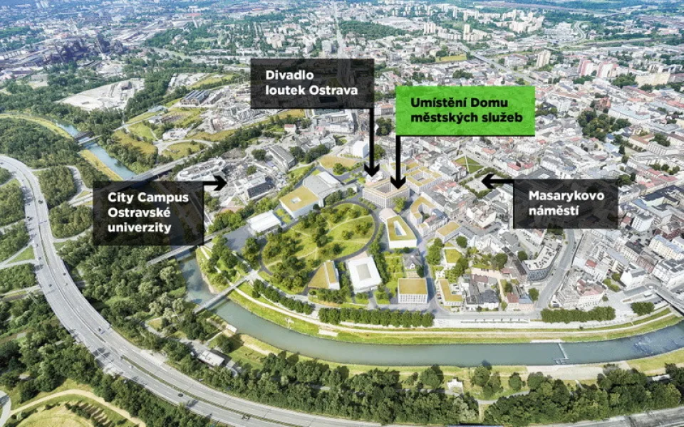 Ostrava plánuje stavbu nové správní budovy. Dům městských služeb vznikne na Černé louce