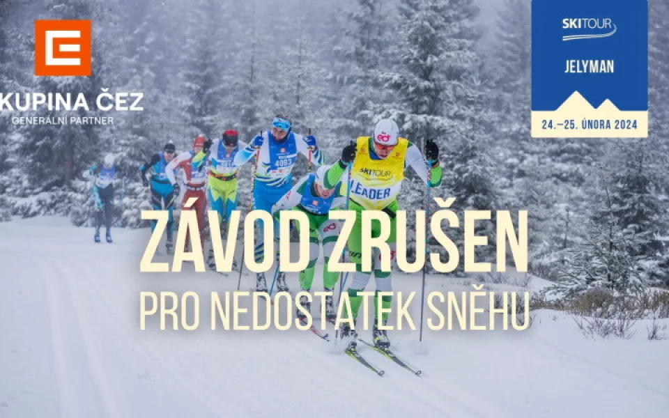 Sezona ČEZ SkiTour 2024 je u konce. JeLyMan byl zrušen pro nedostatek sněhu