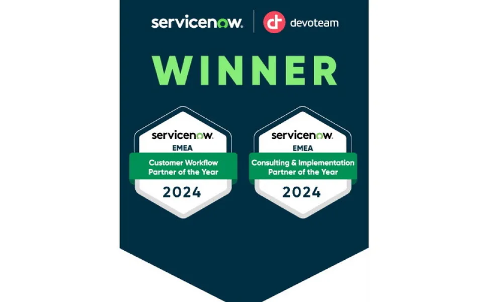 Devoteam získal dvě ocenění ServiceNow 2024 Partner Awards v regionu EMEA