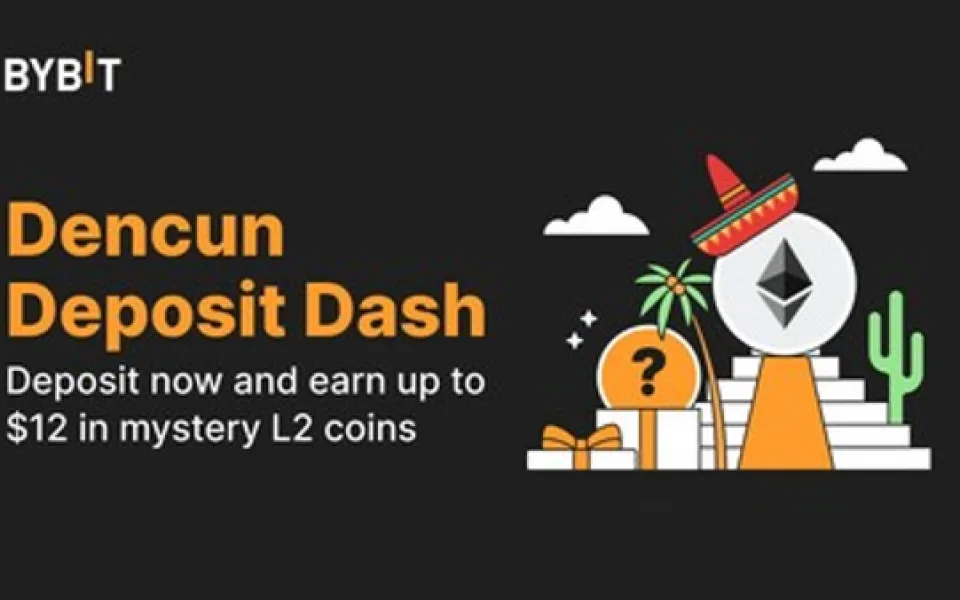 Společnost Bybit oznamuje akci Deposit Dash, inspirovanou probíhajícím upgradem kryptoměny Ethereum
