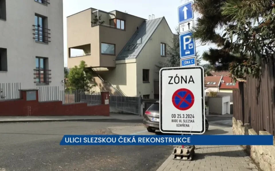 V ulici Slezská v Brně-Žabovřeskách se bude rekonstruovat vozovka, řidiči neprojedou