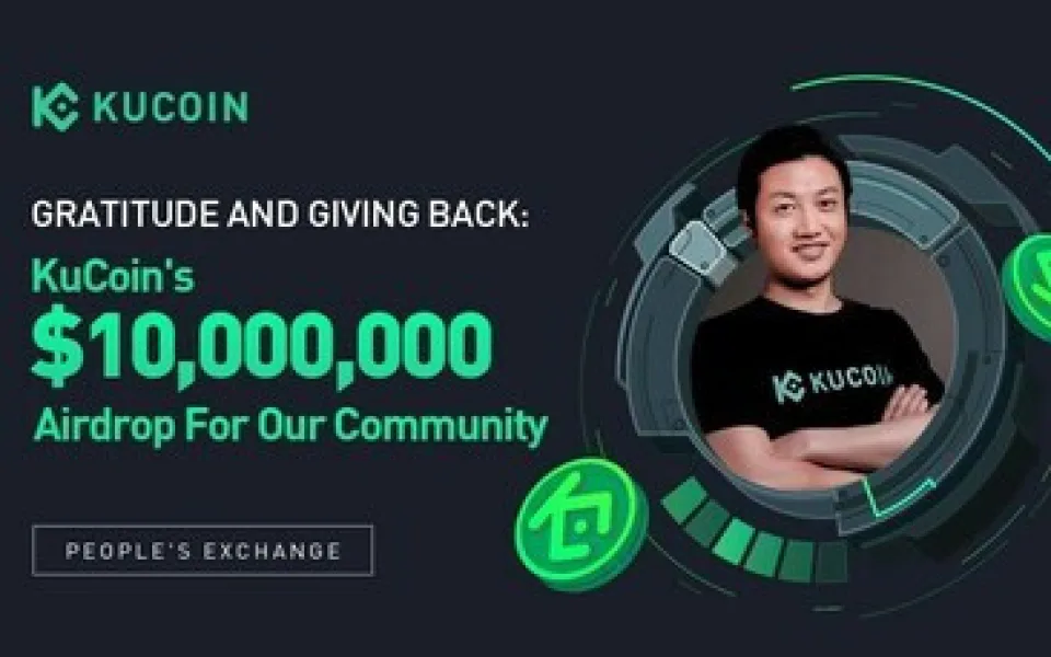 KuCoin oznamuje airdrop v hodnotě 10 milionů USD v KCS a BTC z vděčnosti za podporu komunity