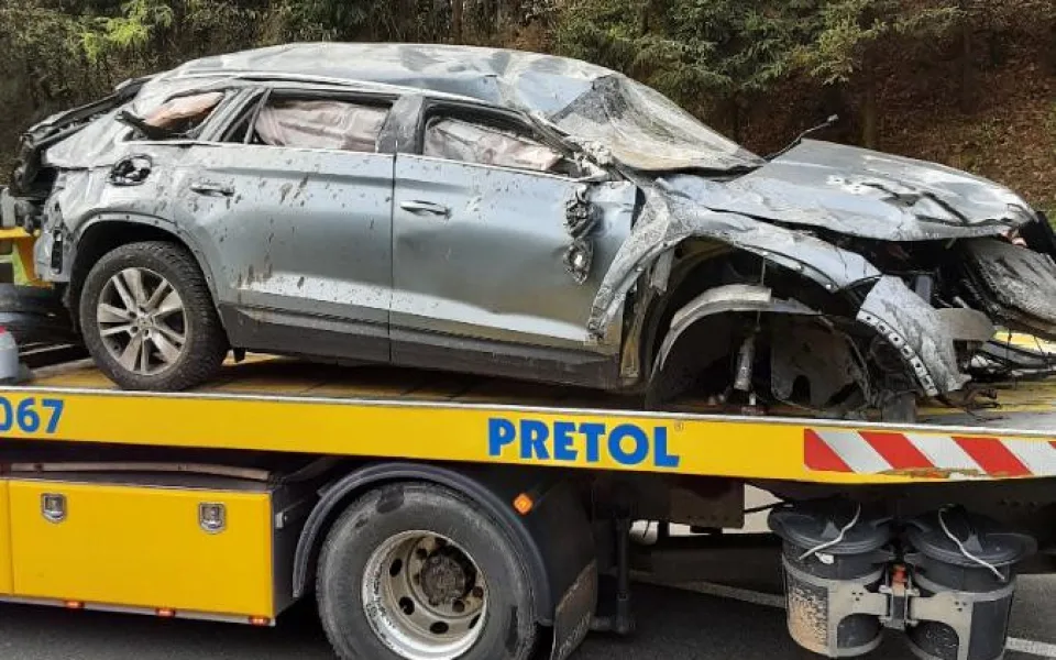 Vážná nehoda zastavila provoz na D1, na místě byl i vrtulník. Nebyli jste svědky incidentu?