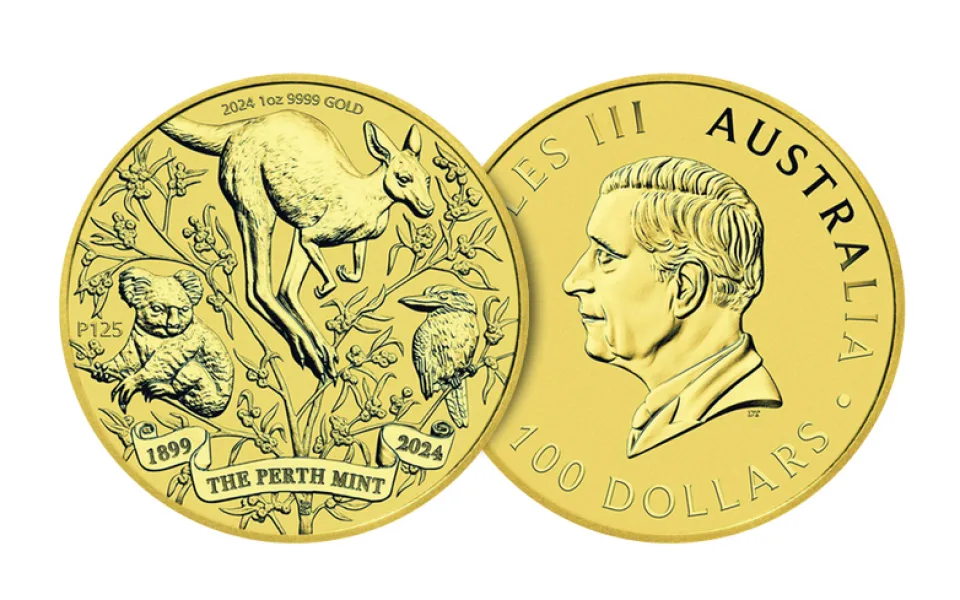 125. výročí australské mincovny Perth Mint