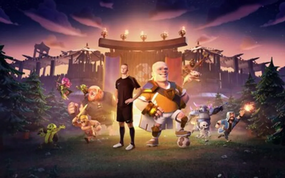Fotbalová superstar Erling Haaland se stává hratelnou postavou ve hře Clash of Clans