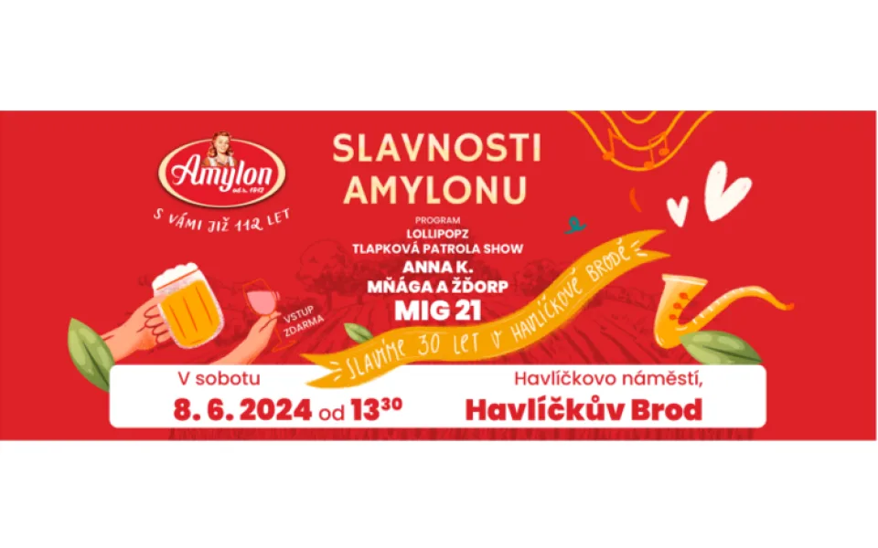 Slavnosti Amylon 8. června 2024