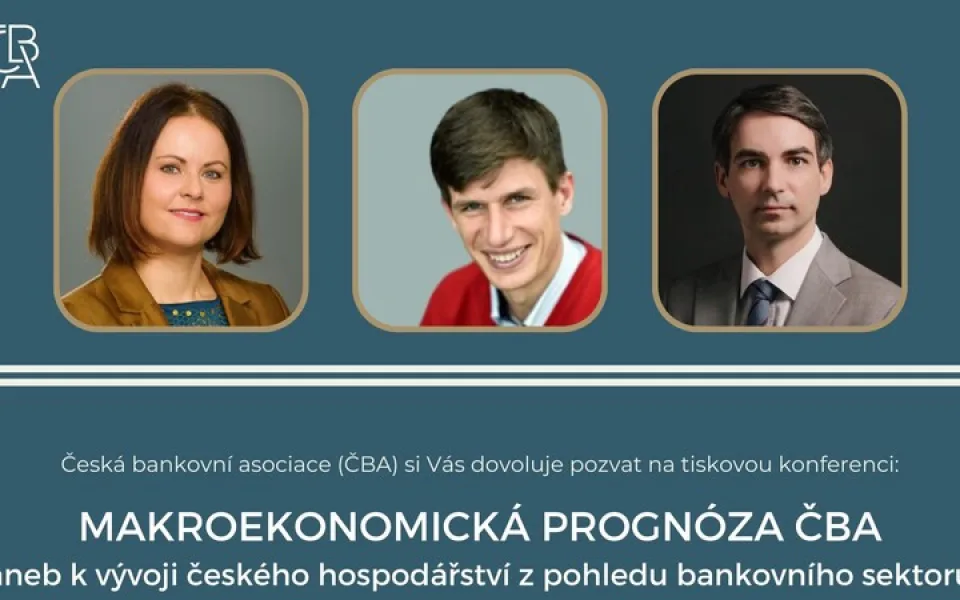 Živě: Tisková konference ČBA k vývoji českého hospodářství