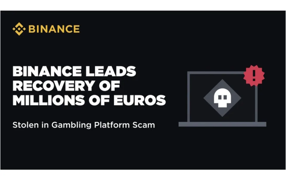 Binance pomohla nizozemským úřadům získat zpět miliony eur ukradených při podvodu na hazardní platformě