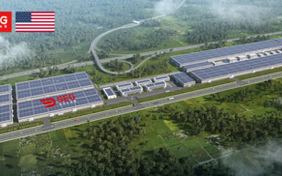 Společnosti SEG Solar a Grand Batang City podepsaly dohodu o využití pozemků pro výstavbu největšího fotovoltaického průmyslového parku v jihovýchodní Asii
